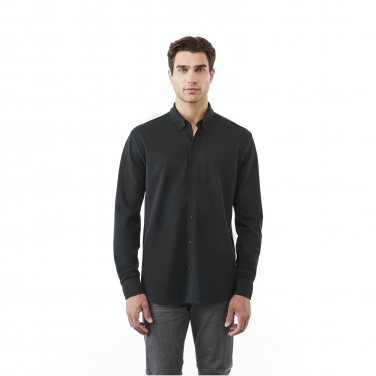 Logo trade promotional gifts picture of: Bigelow long sleeve men's pique shirt