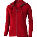 Arora women's full zip hoodie, Red