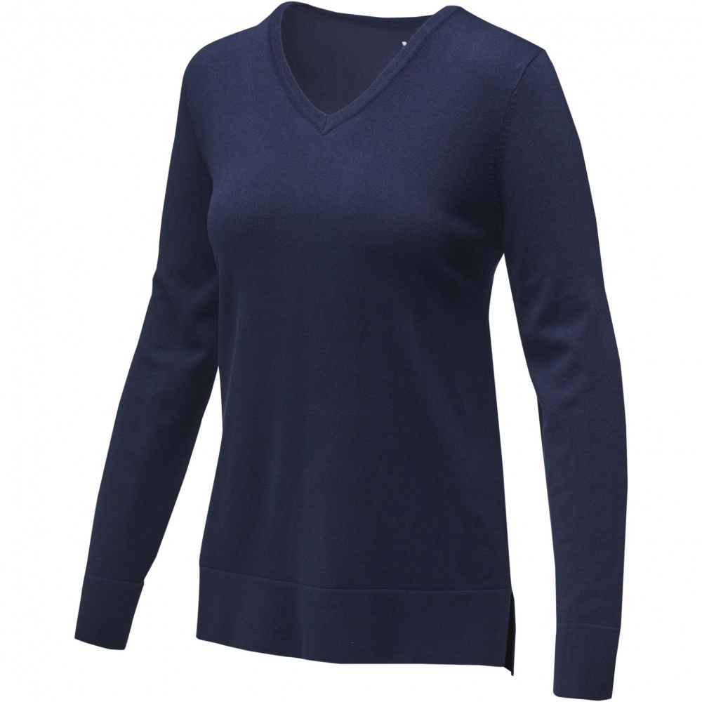 Logo trade corporate gifts image of: Stanton women's v-neck pullover