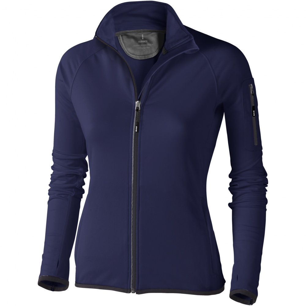 Logo trade corporate gifts picture of: Mani women's performance full zip fleece jacket