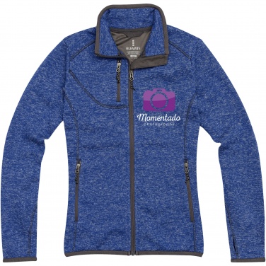 Logo trade promotional giveaway photo of: Tremblant women's knit jacket