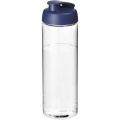 H2O Active® Vibe 850 ml flip lid sport bottle, Transparent / Blue