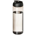 H2O Active® Vibe 850 ml flip lid sport bottle, Charcoal / Solid black