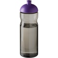 H2O Active® Eco Base 650 ml dome lid sport bottle, Charcoal / Purple