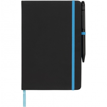 Logo trade promotional merchandise image of: Noir Edge medium notebook