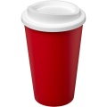 Americano® Eco 350 ml recycled tumbler, Red / White