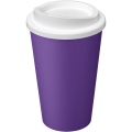 Americano® Eco 350 ml recycled tumbler, Purple / White