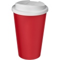 Americano® 350 ml tumbler with spill-proof lid, Red / White