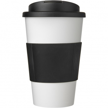 Logo trade promotional gifts image of: Americano® 350 ml tumbler with grip & spill-proof lid