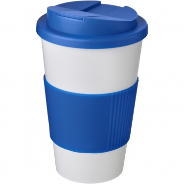 Logo trade promotional merchandise picture of: Americano® 350 ml tumbler with grip & spill-proof lid