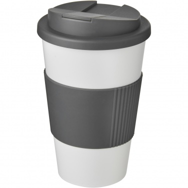 Logotrade promotional giveaway picture of: Americano® 350 ml tumbler with grip & spill-proof lid