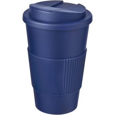 Logo trade promotional item photo of: Americano® 350 ml tumbler with grip & spill-proof lid