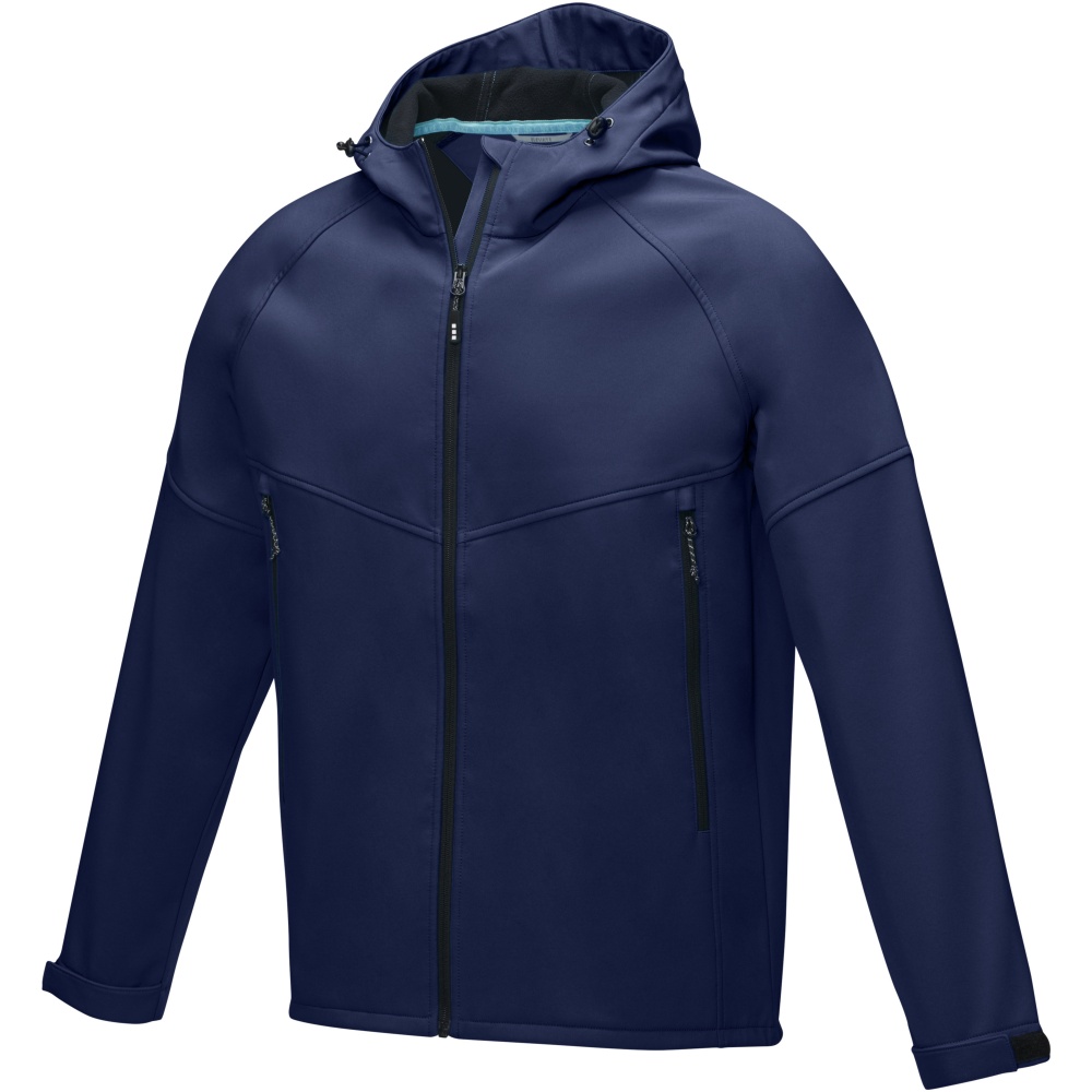 Logo trade promotional giveaways picture of: Coltan men’s GRS recycled softshell jacket