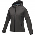 Coltan women’s GRS recycled softshell jacket, Storm grey