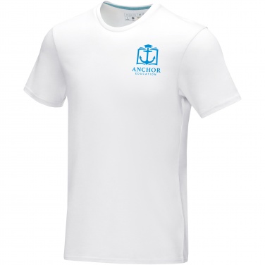 Logo trade advertising products image of: Azurite short sleeve men’s organic t-shirt