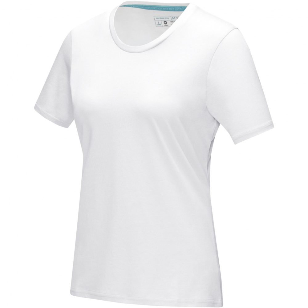 Logo trade advertising products picture of: Azurite short sleeve women’s organic t-shirt