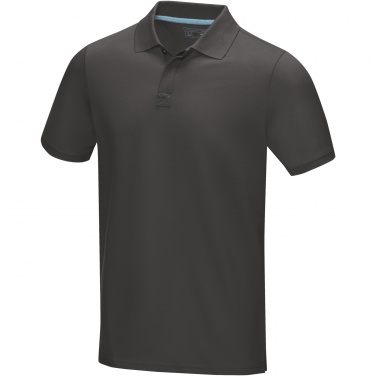 Logotrade promotional product image of: Graphite short sleeve men’s organic polo