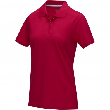 Logotrade promotional merchandise picture of: Graphite short sleeve women’s organic polo