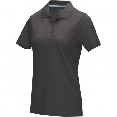 Logotrade promotional item image of: Graphite short sleeve women’s organic polo