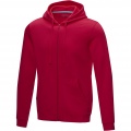 Ruby men’s organic recycled full zip hoodie, Red