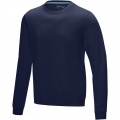 Jasper men’s organic recycled crewneck sweater, Navy