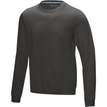 Logo trade corporate gifts image of: Jasper men’s organic recycled crewneck sweater