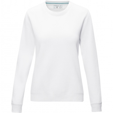 Logo trade business gifts image of: Jasper women’s organic recycled crewneck sweater