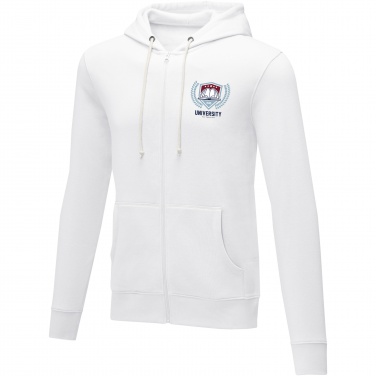 Logo trade promotional giveaway photo of: Theron men’s full zip hoodie