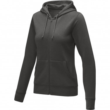 Logo trade promotional giveaways image of: Theron women’s full zip hoodie