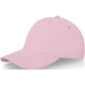 Davis 6 panel cap, Light pink