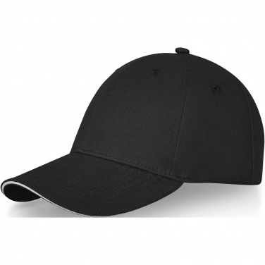 Logotrade promotional item image of: Darton 6 panel sandwich cap