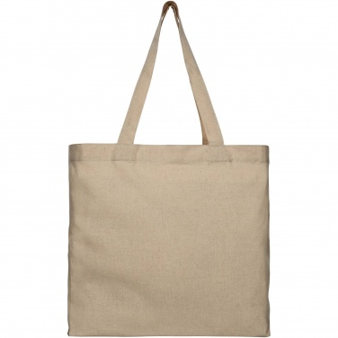 Logo trade promotional gift photo of: Pheebs 210 g/m² recycled gusset tote bag 13L