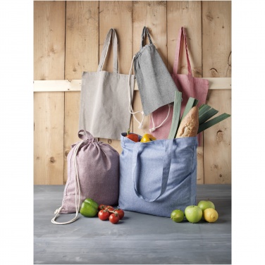 Logo trade promotional product photo of: Pheebs 210 g/m² recycled gusset tote bag 13L