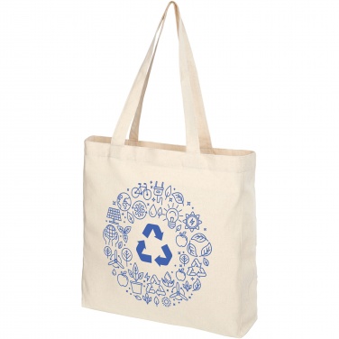 Logotrade business gift image of: Pheebs 210 g/m² recycled gusset tote bag 13L