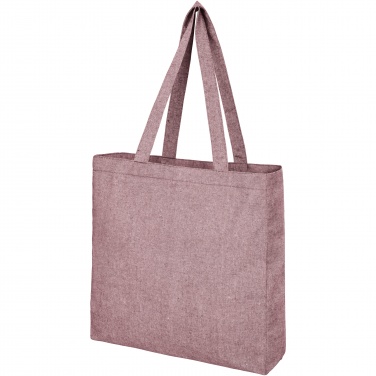 Logo trade corporate gifts picture of: Pheebs 210 g/m² recycled gusset tote bag 13L