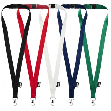 Logotrade promotional giveaway picture of: Tom recycled PET lanyard with breakaway closure