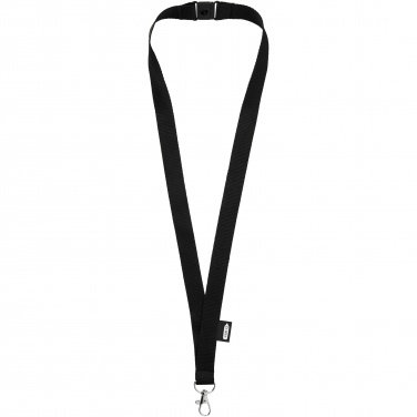 Logotrade promotional items photo of: Tom recycled PET lanyard with breakaway closure