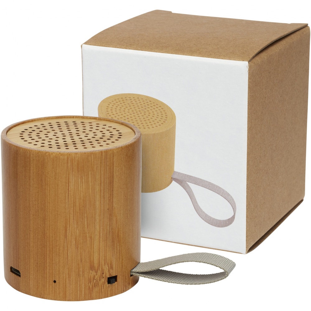 Logo trade corporate gifts picture of: Lako bamboo Bluetooth® speaker 