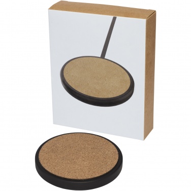 Logotrade business gift image of: Kivi 10W limestone/cork wireless charging pad