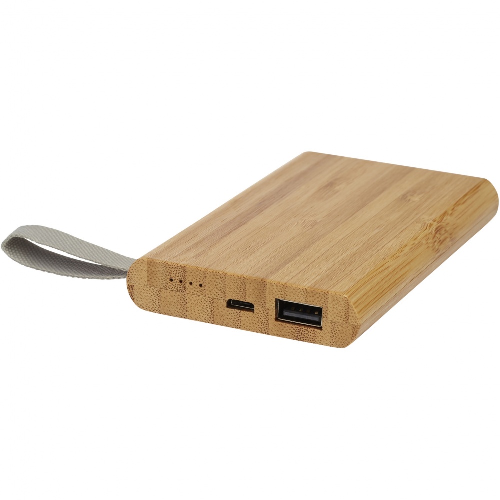 Logotrade business gift image of: Tulda 5000 mAh bamboo power bank