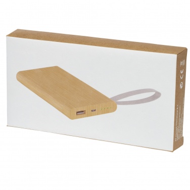 Logo trade business gift photo of: Tulda 5000 mAh bamboo power bank