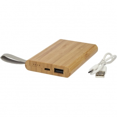 Logotrade business gift image of: Tulda 5000 mAh bamboo power bank