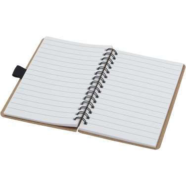 Logotrade promotional gifts photo of: Cobble A6 wire-o recycled cardboard notebook with stone paper