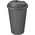 Americano® Eco 350 ml recycled tumbler with spill-proof lid, Grey