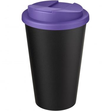 Logo trade promotional merchandise image of: Americano® Eco 350 ml recycled tumbler with spill-proof lid