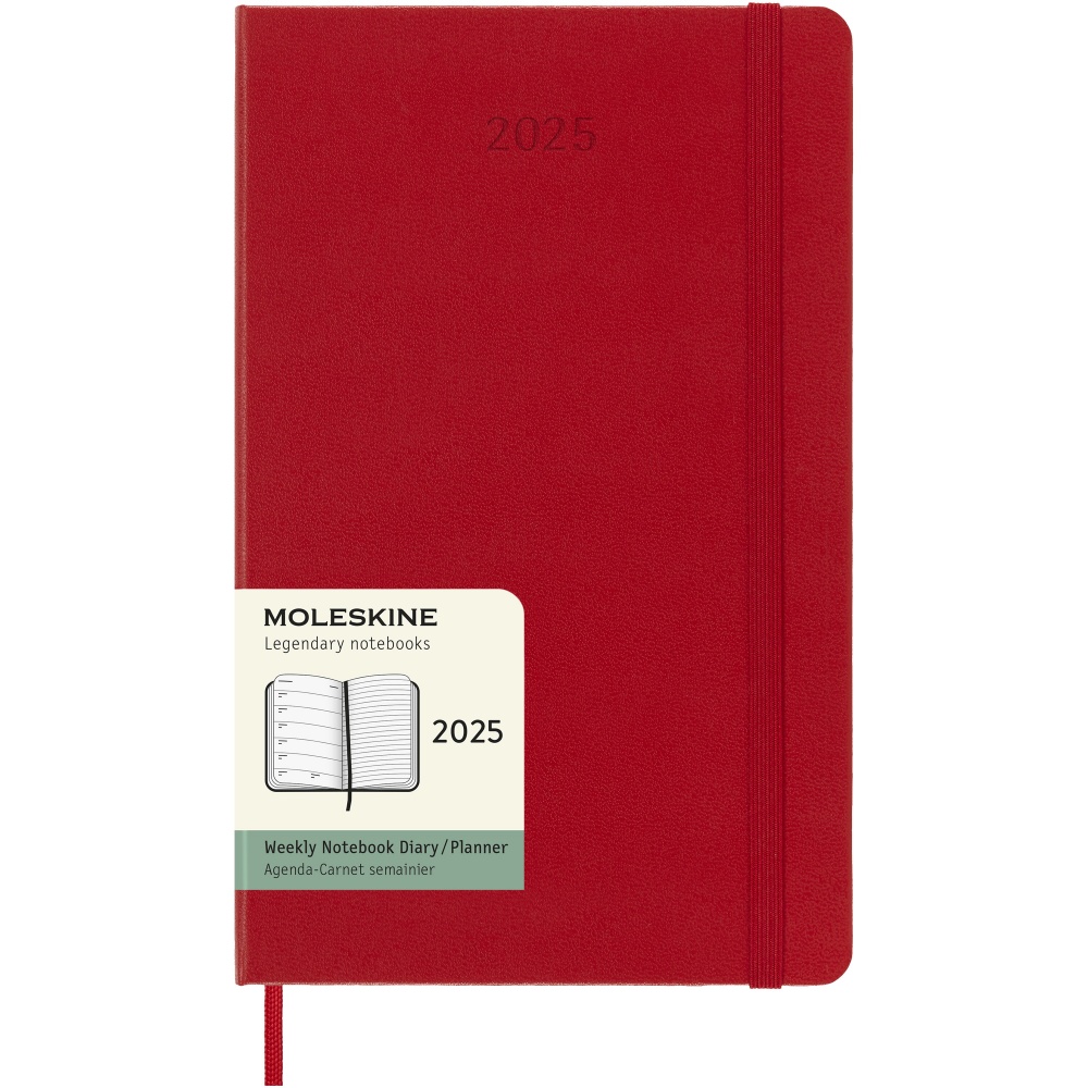 Logo trade corporate gifts picture of: Moleskine hard cover 12 month weekly L planner