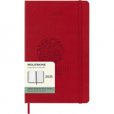 Logotrade promotional gift picture of: Moleskine hard cover 12 month weekly L planner