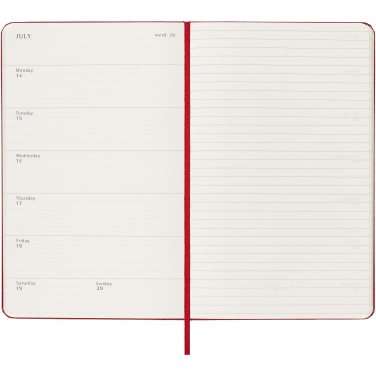 Logotrade corporate gift image of: Moleskine hard cover 12 month weekly L planner