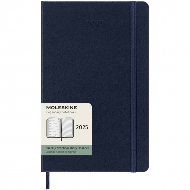 Logotrade advertising product image of: Moleskine hard cover 12 month weekly L planner