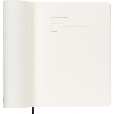 Logo trade promotional gifts image of: Moleskine soft cover 12 month weekly XL planner